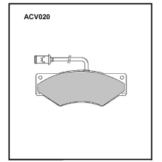 ACV020 Allied Nippon Тормозные колодки