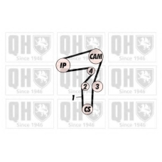 QTB544 QUINTON HAZELL Ремень ГРМ