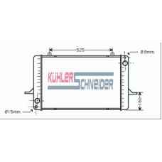 1803301 KUHLER SCHNEIDER Радиатор, охлаждение двигател