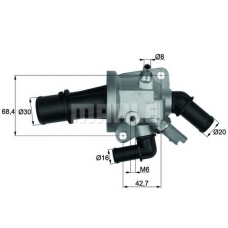 TI 153 88 MAHLE Термостат, охлаждающая жидкость