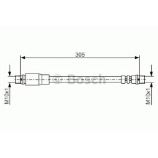 1 987 476 171 BOSCH Тормозной шланг