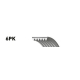 6PK1640<br />GATES<br />Поликлиновой ремень