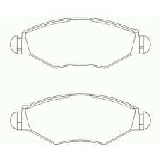 P 61 063 BREMBO Комплект тормозных колодок, дисковый тормоз