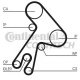 CT583<br />CONTITECH<br />Ремень ГРМ