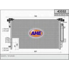 43332 AHE Конденсатор, кондиционер