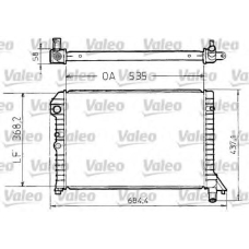 810958 VALEO Радиатор, охлаждение двигателя