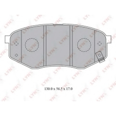 BD3624 LYNX Колодки торм. hyundai sonata 2