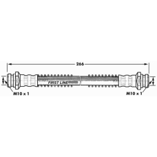 FBH7321 FIRST LINE Тормозной шланг