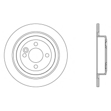 BDR2613.10 OPEN PARTS Тормозной диск