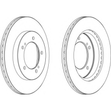DDF979-1 FERODO Тормозной диск