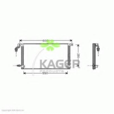 94-5065 KAGER Конденсатор, кондиционер