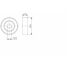 TKR 9187 TIMKEN Натяжной ролик, поликлиновой  ремень