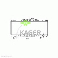31-1900 KAGER Радиатор, охлаждение двигателя