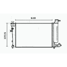 RM0050 EQUAL QUALITY Радиатор, охлаждение двигателя