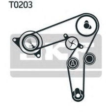 VKMA 02191 SKF Комплект ремня грм