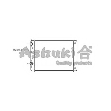 QV07-15 ASHUKI Радиатор, охлаждение двигателя