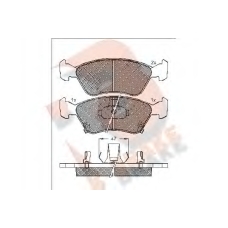 RB1235 R BRAKE Комплект тормозных колодок, дисковый тормоз