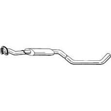 283-087 BOSAL Средний глушитель выхлопных газов