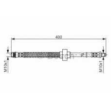 1 987 476 844 BOSCH Тормозной шланг
