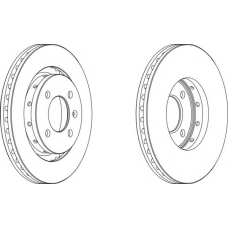 DDF1365-1 FERODO Тормозной диск