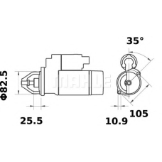 MS 27 MAHLE Стартер