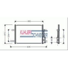 1820261 KUHLER SCHNEIDER Конденсатор, кондиционер