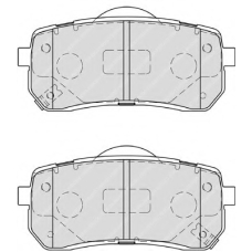 FSL4114 FERODO Комплект тормозных колодок, дисковый тормоз