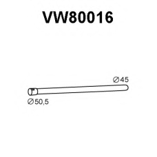 VW80016 VENEPORTE Труба выхлопного газа