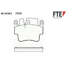BL1819A2 FTE Комплект тормозных колодок, дисковый тормоз