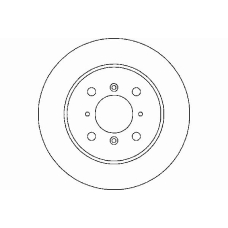 MDC1297 MINTEX Тормозной диск