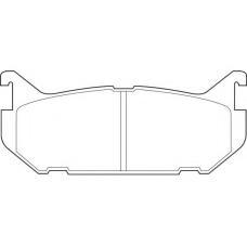 WBP21766A WAGNER LOCKHEED Комплект тормозных колодок, дисковый тормоз