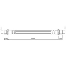 VBJ272 MOTAQUIP Тормозной шланг