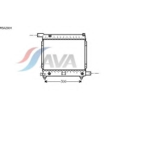 MSA2064 AVA Радиатор, охлаждение двигателя