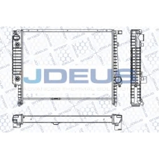 RA0050170 JDEUS Радиатор, охлаждение двигателя