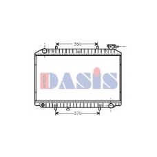 070230N AKS DASIS Радиатор, охлаждение двигателя