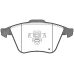 BPA0964.12 OPEN PARTS Комплект тормозных колодок, дисковый тормоз