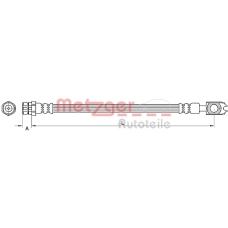 4110891 METZGER Тормозной шланг