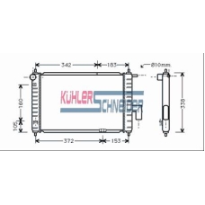 5200141 KUHLER SCHNEIDER Радиатор, охлаждение двигател