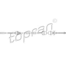 722 353 TOPRAN Трос, управление сцеплением
