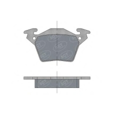 SP 302 SCT Комплект тормозных колодок, дисковый тормоз