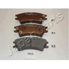 PA-583AF JAPANPARTS Комплект тормозных колодок, дисковый тормоз