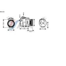 BWK330 AVA Компрессор, кондиционер