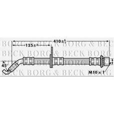 BBH7258 BORG & BECK Тормозной шланг