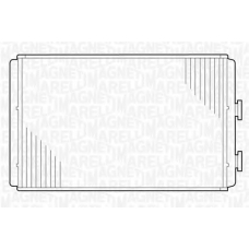 350218304000 MAGNETI MARELLI Теплообменник, отопление салона