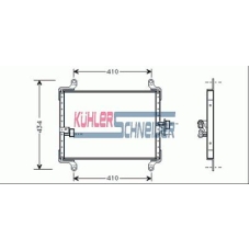 1722701 KUHLER SCHNEIDER Конденсатор, кондиционер