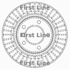 FBD1509 FIRST LINE Тормозной диск