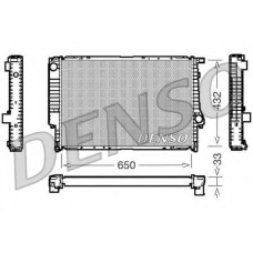 DRM05066 DENSO Радиатор, охлаждение двигателя