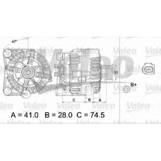 437451 VALEO Генератор