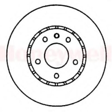 561821B BENDIX Тормозной диск
