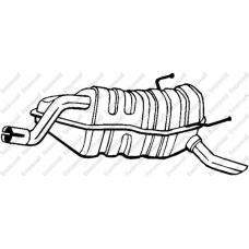 148-359 BOSAL Глушитель выхлопных газов конечный